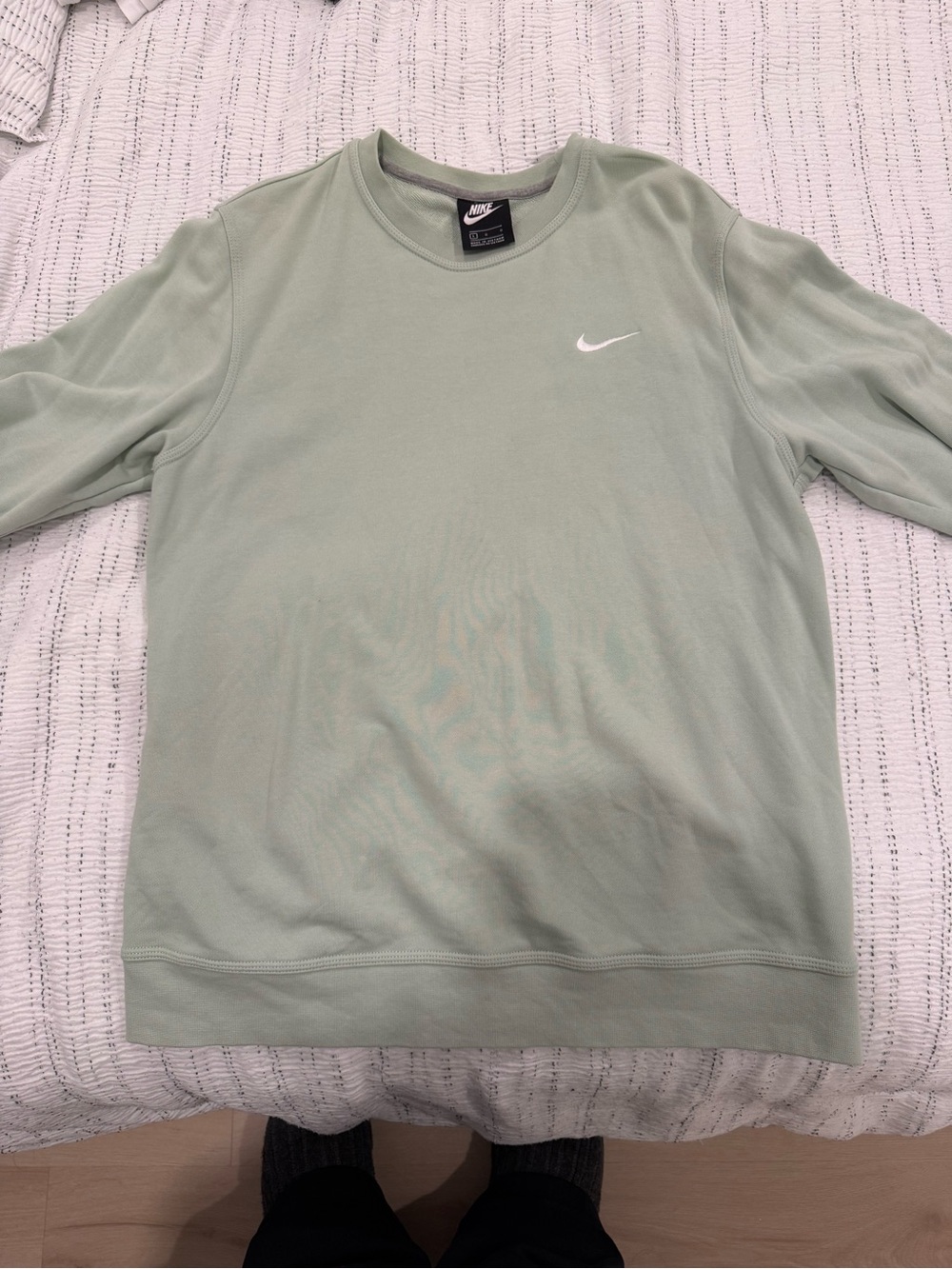 Nike Men's Crewneck Sweater in Sage Green
